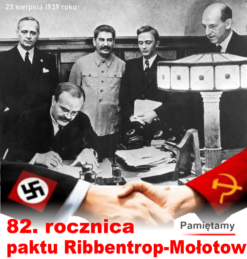 82. rocznica paktu Ribbentrop-Mołotow