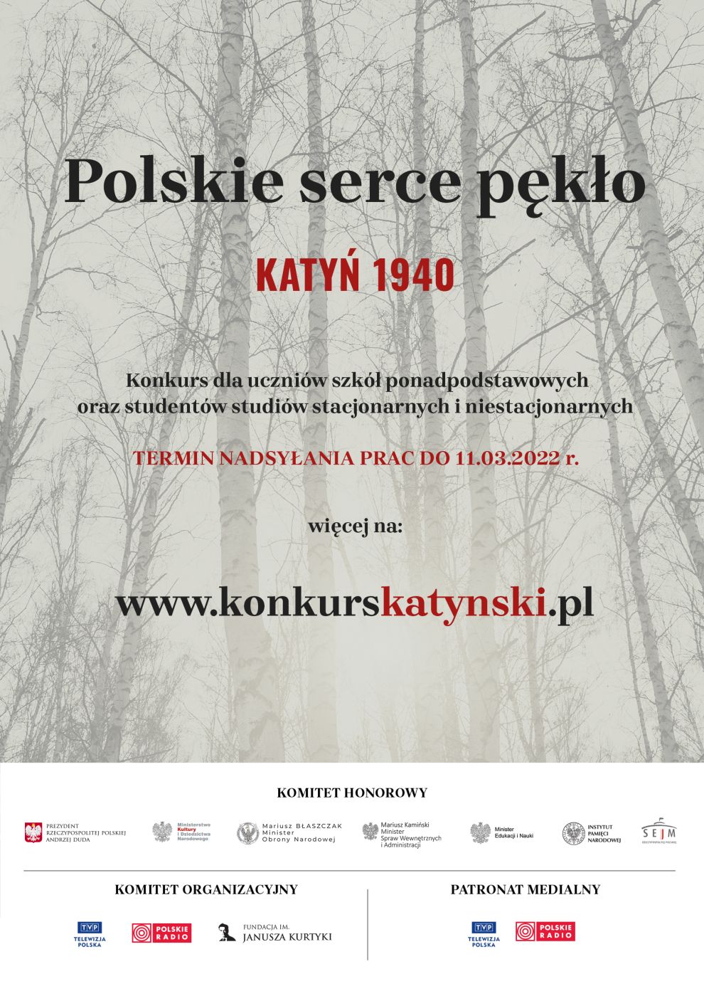 Rozpoczęła się trzecia edycja konkursu „Polskie serce pękło. Katyń 1940”