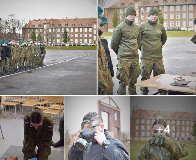 Szkolenie klas mundurowych na terenie 22. Karpackiego Batalionu Piechoty Górskiej