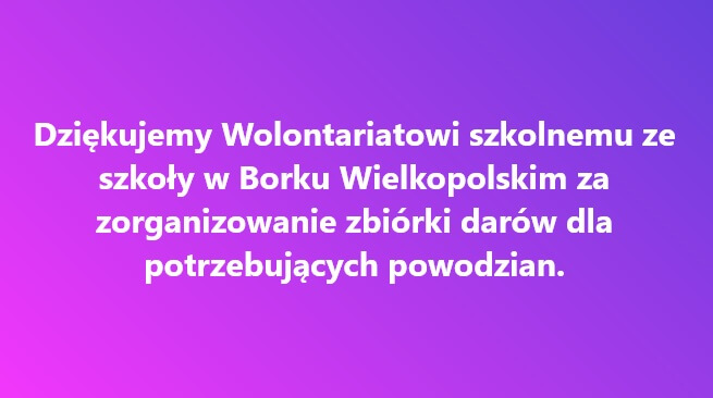 PODZIĘKOWANIA