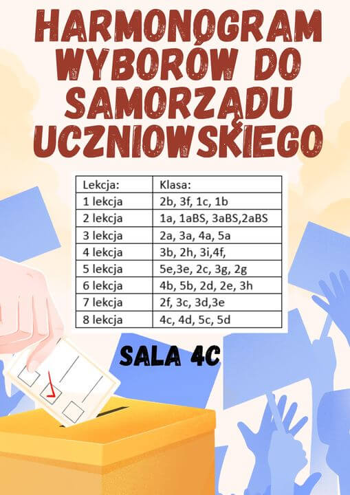 Dzisiaj odbywają się wybory do Samorządu Uczniowskiego