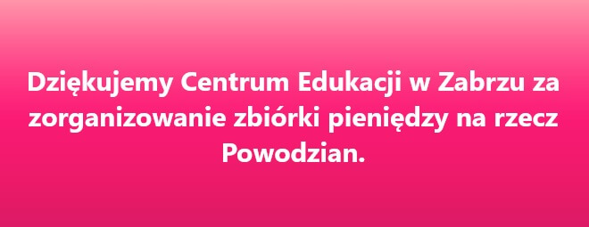 Podziękowania