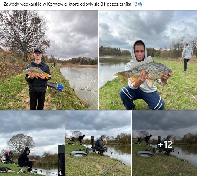 Zawody wędkarskie w Korytowie, które odbyły się 31 października 🎣🐟