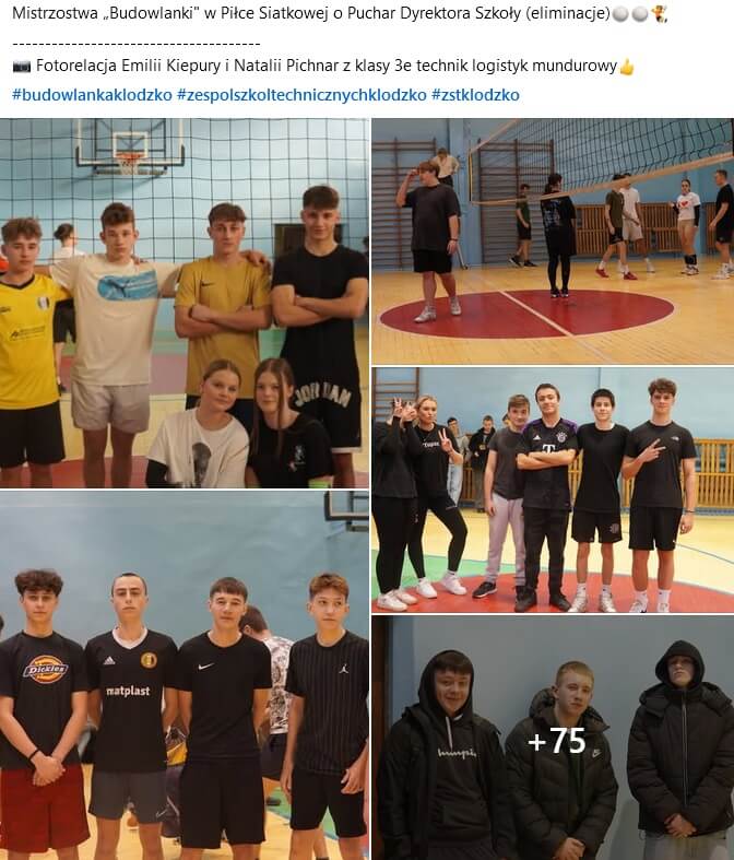 Mistrzostwa „Budowlanki" w Piłce Siatkowej o Puchar Dyrektora Szkoły (eliminacje)🏐🏐🤾