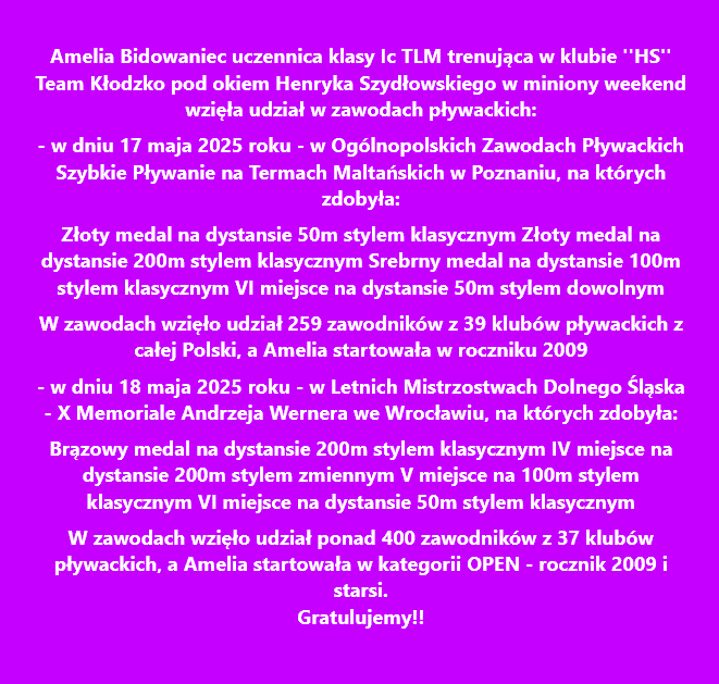 Sukces naszej uczennicy