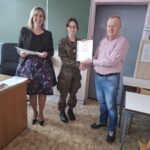 W dniu 10.06.2025 r. odbyło się uroczyste wręczenie zaświadczeń o ukończeniu kursu obsługi podestów ruchomych z projektu "Międzypowiatowa droga do edukacyjnego sukcesu szkół zawodowych powiatów dzierżoniowskiego, kłodzkiego i świdnickiego".