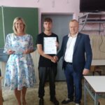 Uczniowie naszej szkoły odebrali zaświadczenia o ukończeniu kursu Obsługa Drona z Kamerą Termowizyjną