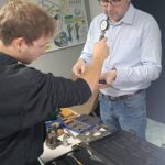 Uczniowie naszej szkoły rozpoczęli kurs „Programowanie i obsługa obrabiarek sterowanych numerycznie- Operator/Programista CNC”