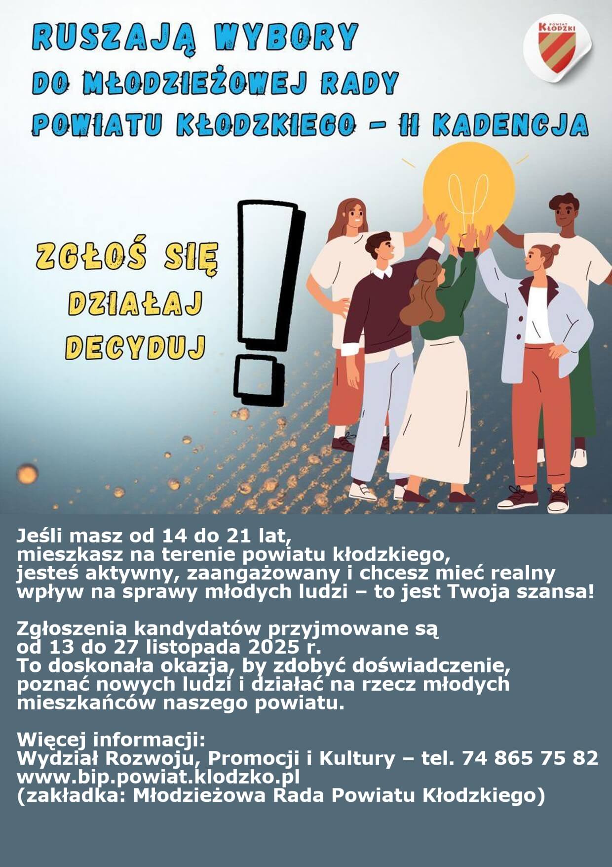 Wybory Do Młodzieżowej Rady Powiatu Kłodzkiego - II Kadencja