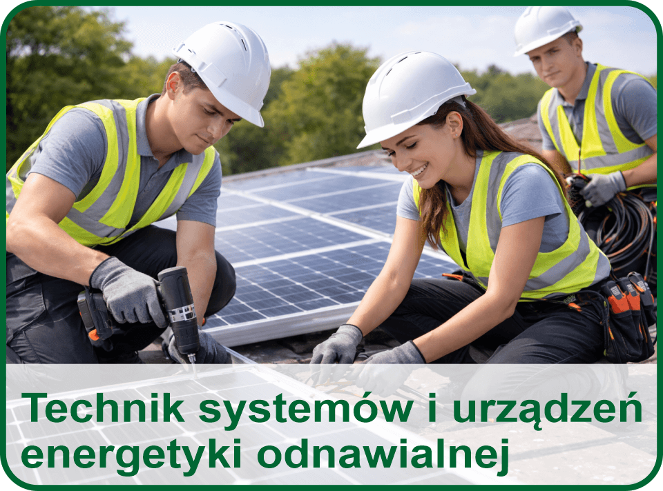 Nasza oferta edukacyjna - technik energetyki odnawialnej Nasza oferta edukacyjna - technik energetyki odnawialnej