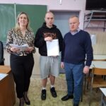 Wręczenie uprawnień z kursów w ramach projektu projektu „Międzypowiatowej drogi do edukacyjnego sukcesu szkół zawodowych powiatów dzierżoniowskiego, kłodzkiego i świdnickiego”