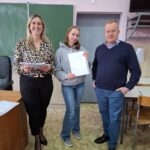 Wręczenie uprawnień z kursów w ramach projektu projektu „Międzypowiatowej drogi do edukacyjnego sukcesu szkół zawodowych powiatów dzierżoniowskiego, kłodzkiego i świdnickiego”