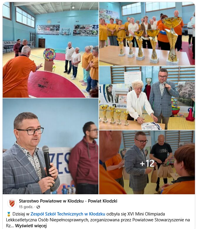XVI Mini Olimpiada Lekkoatletyczna Osób Niepełnosprawnych