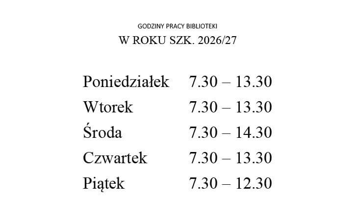 Biblioteka 2026/27