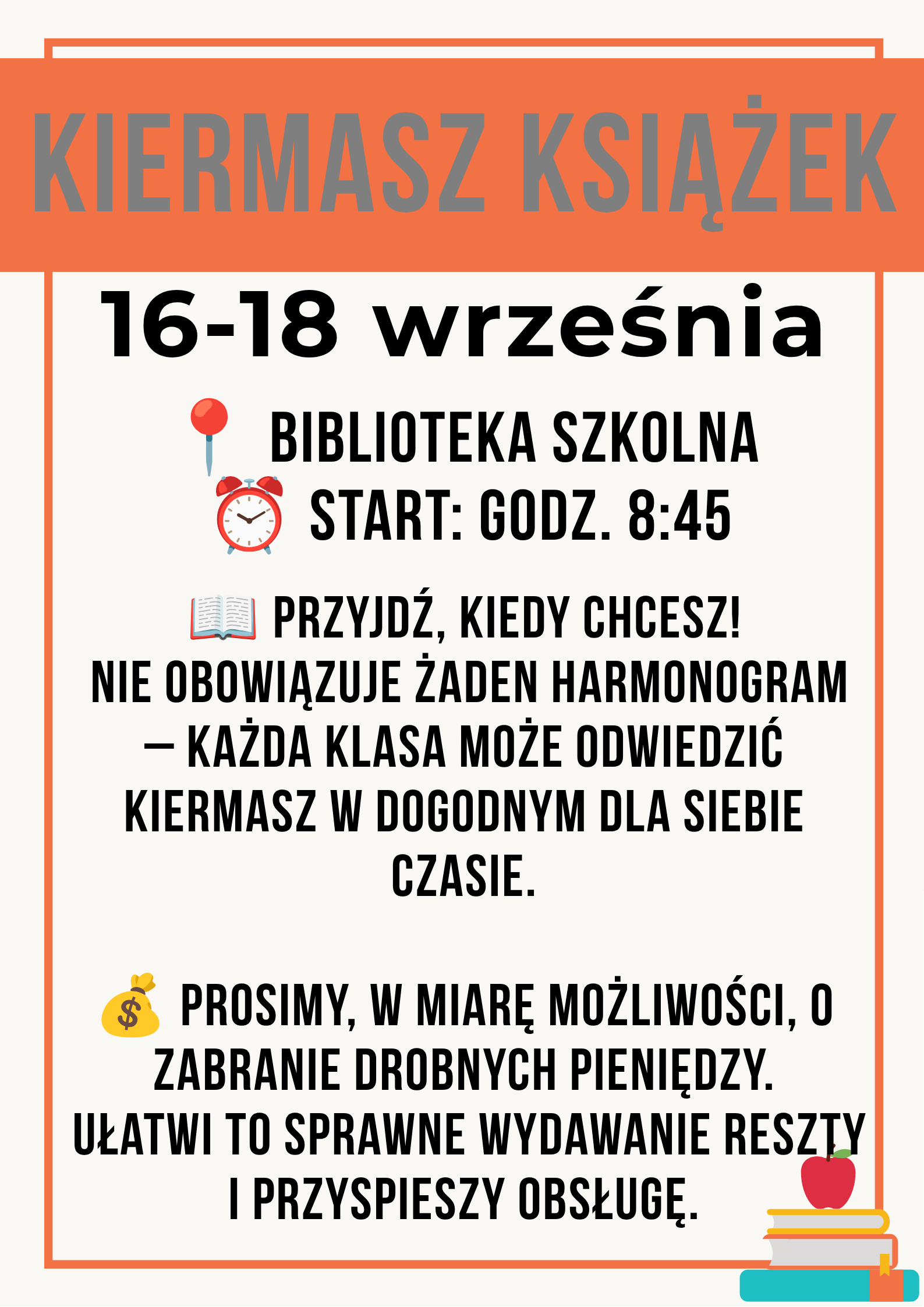 KIERMASZ KSIĄŻEK 16-18 września